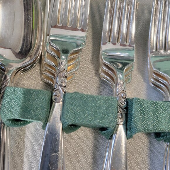 New Vintage Community Silver Plate 8-PC Place Setting South Seas Pattern 1955 - Picture 5 of 5